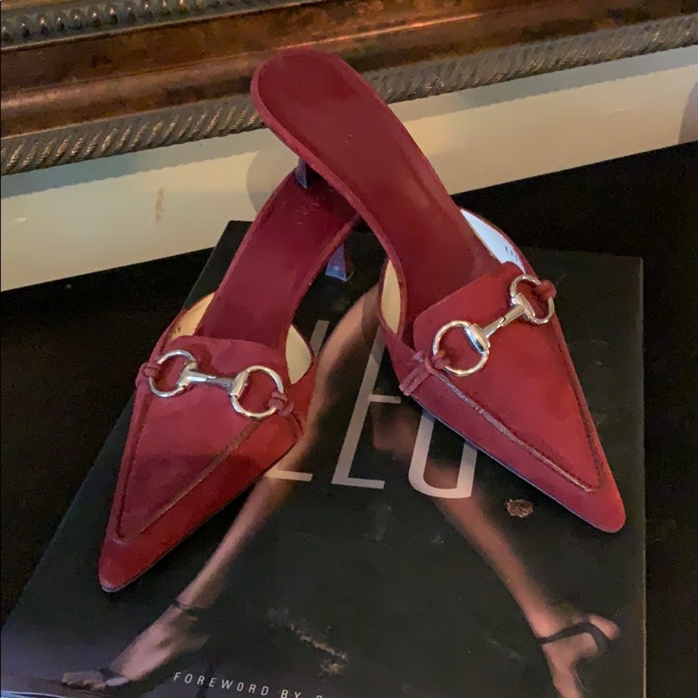 Gucci Suede Mules